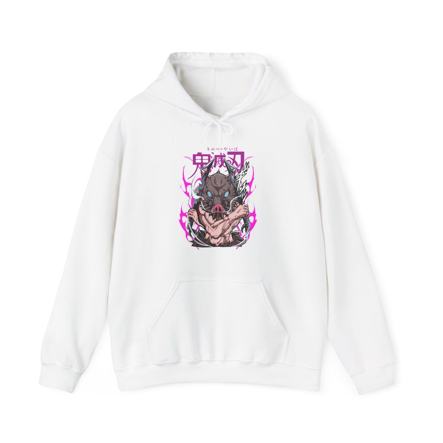 Inosuke Hashibira Demon Slayer Hoodie – 100% Cotton Anime Hoodie for Boar Head Fans
