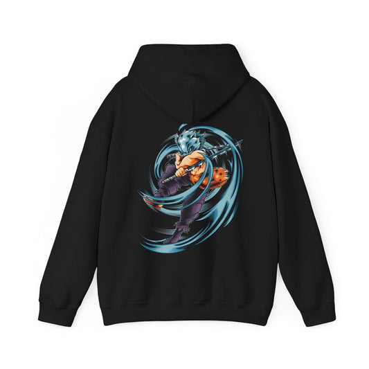 Inosuke Hashibira Back Print Hoodie – 100% Cotton Demon Slayer Anime Hoodie