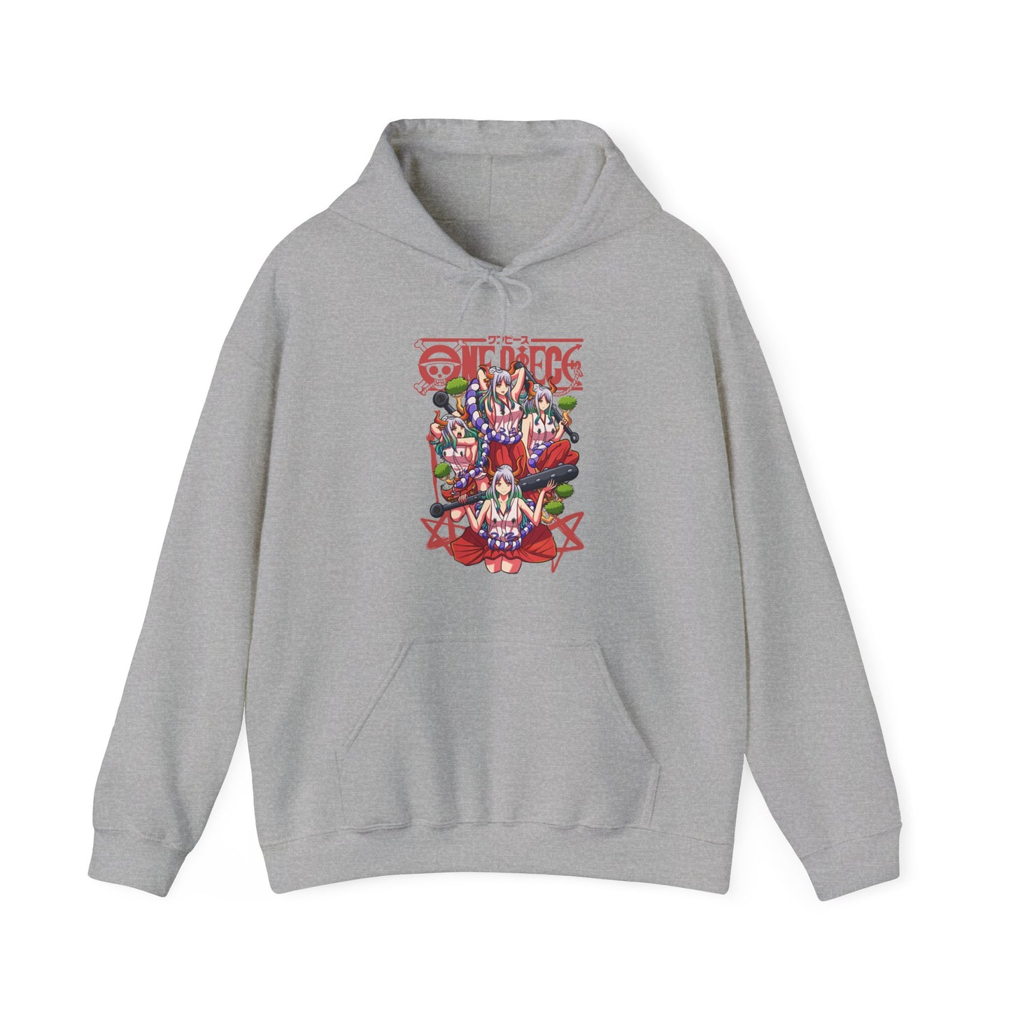 Yamato One Piece Hoodie – 100% Cotton Anime Hoodie for Wano Arc Fans