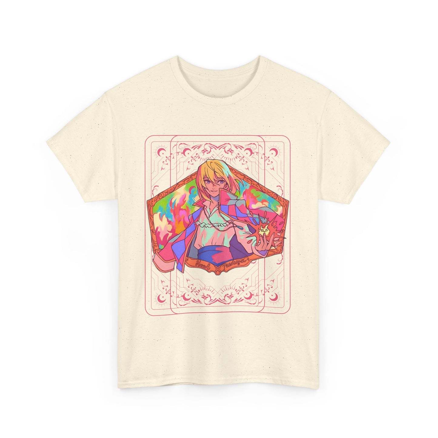 Howl Ghibli T-Shirt – 100% Cotton Anime Tee from Howl’s Moving Castle