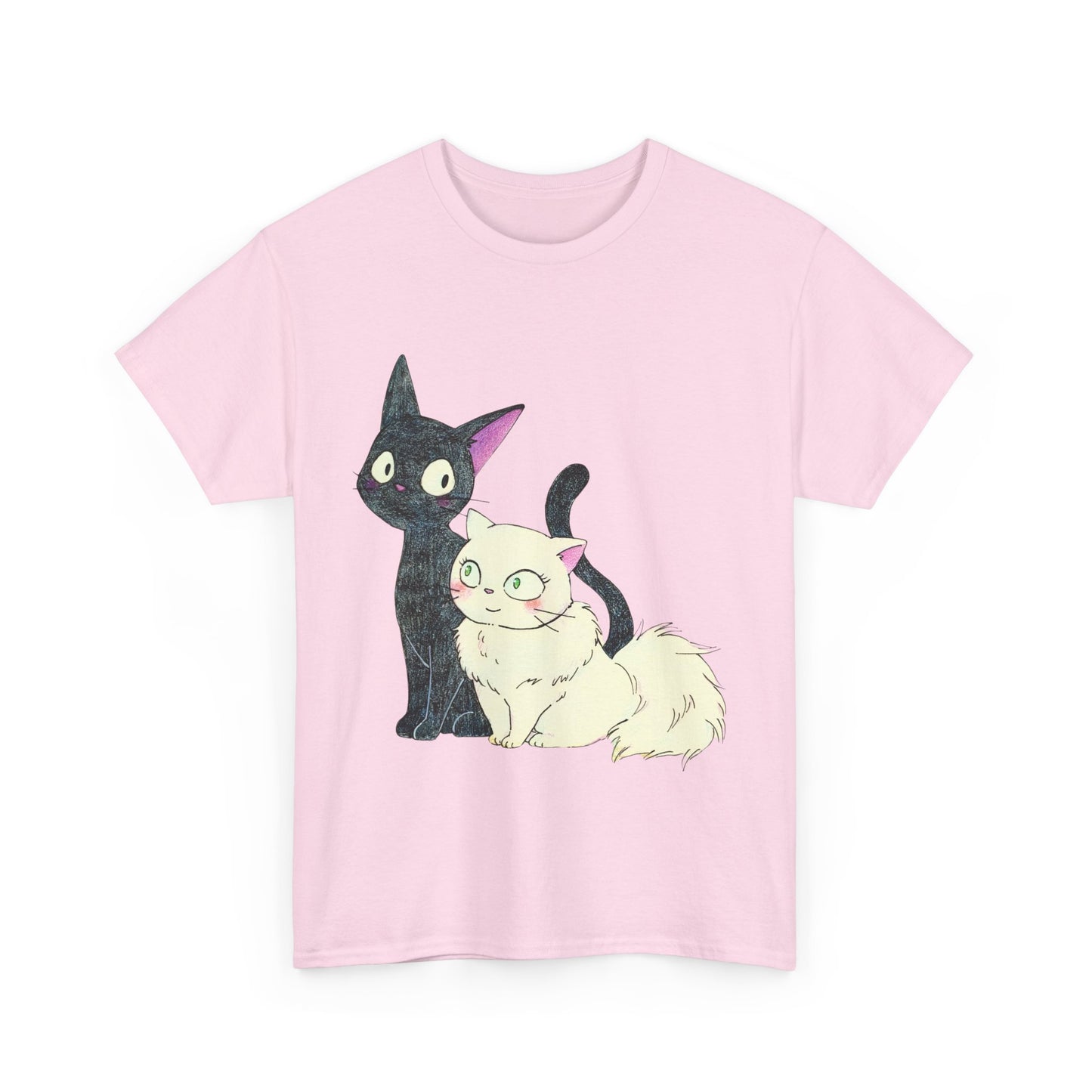 Jiji Cat Lover Shirt – Ghibli Anime Cotton Tee for Cat Fans