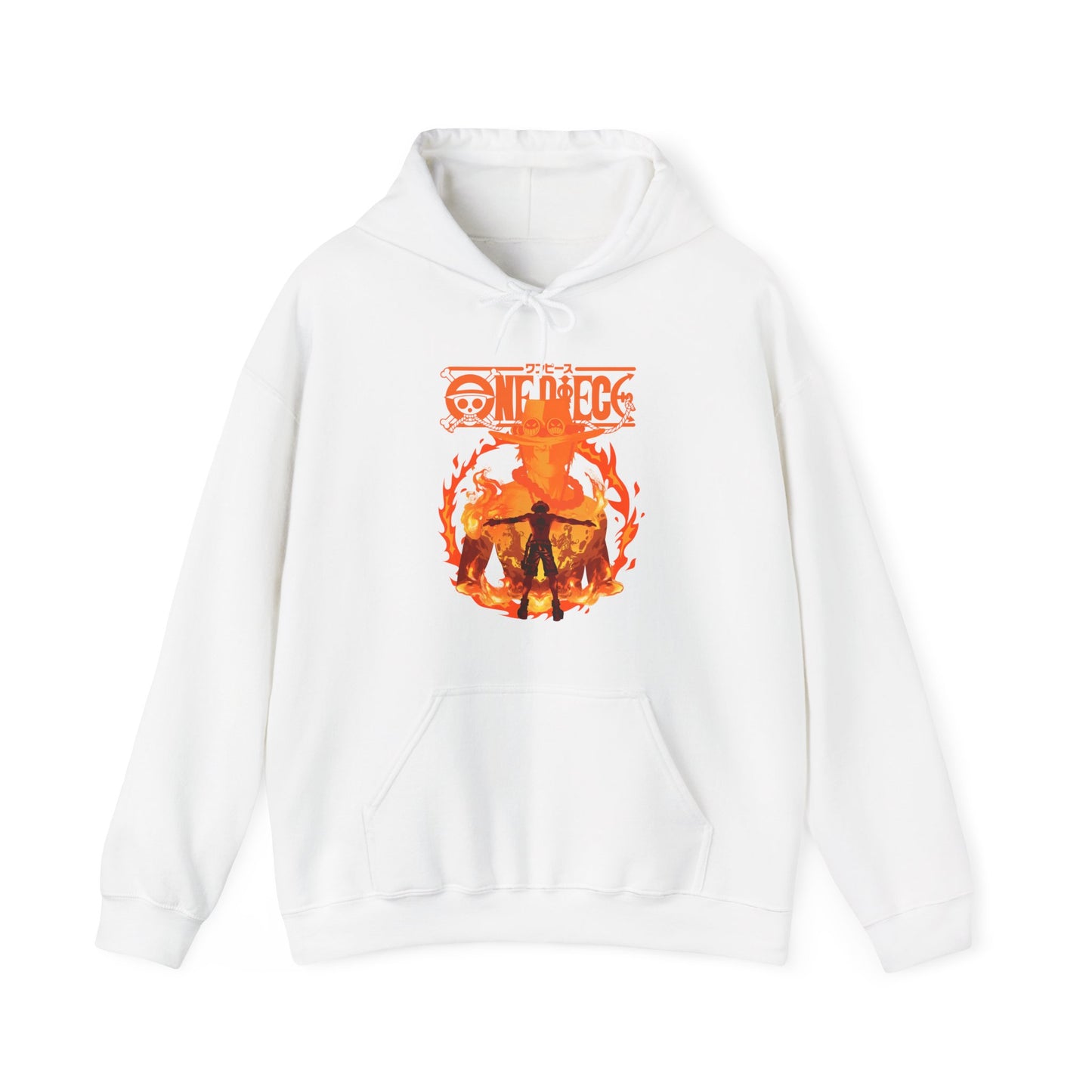 Portgas D. Ace Hoodie 100% Cotton – One Piece Anime Hoodie for Fans
