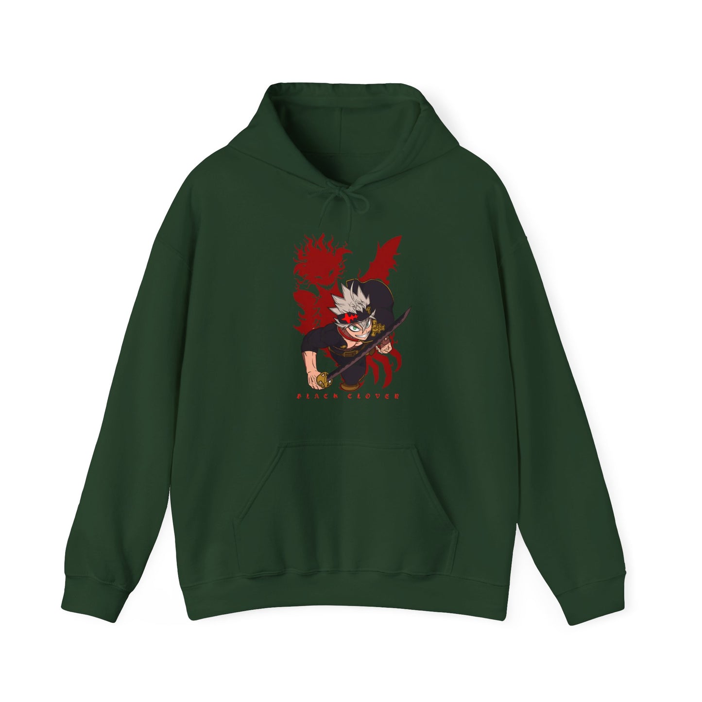 Asta Black Clover Hoodie – 100% Cotton Anime Sweatshirt for Magic Knight Fans
