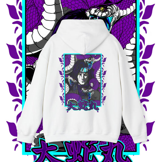 Orochimaru Naruto Back Print Hoodie – Premium Cotton Anime Streetwear