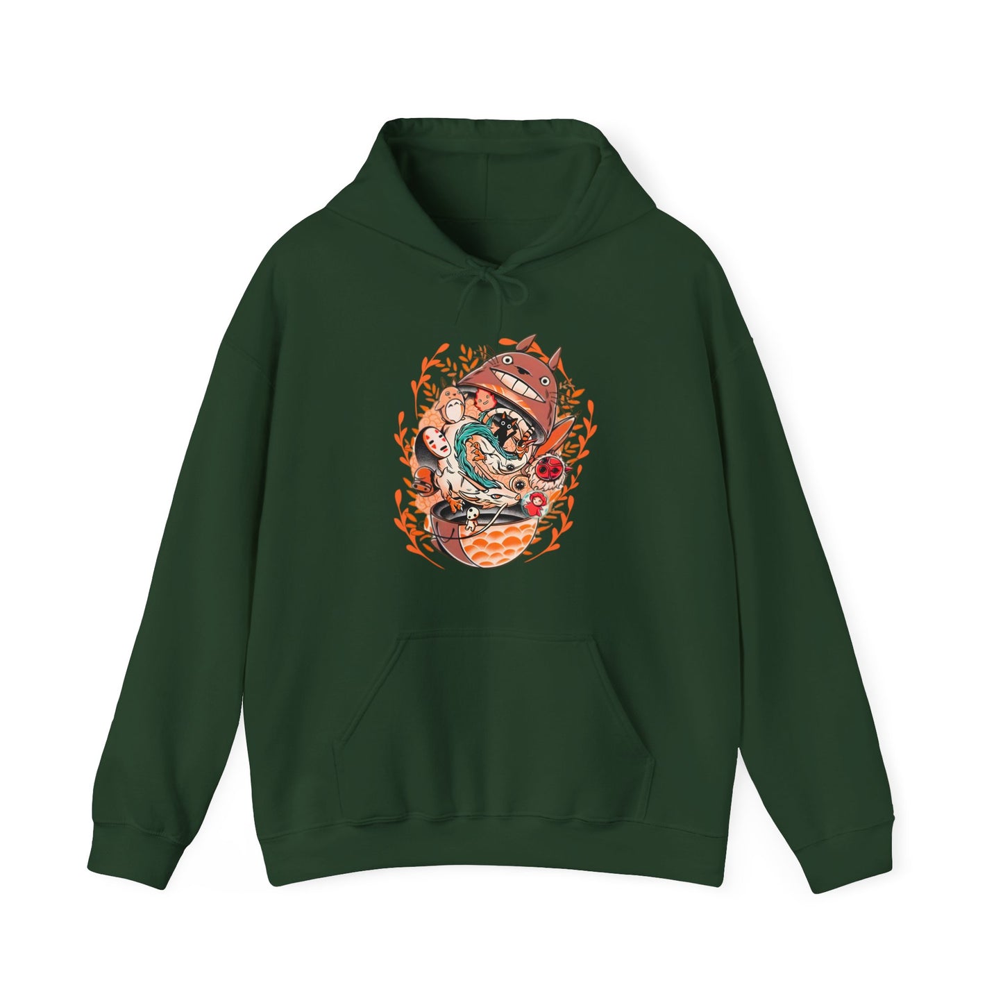 Totoro Matryoshka Hoodie – 100% Cotton Studio Ghibli Sweatshirt for Anime Fans