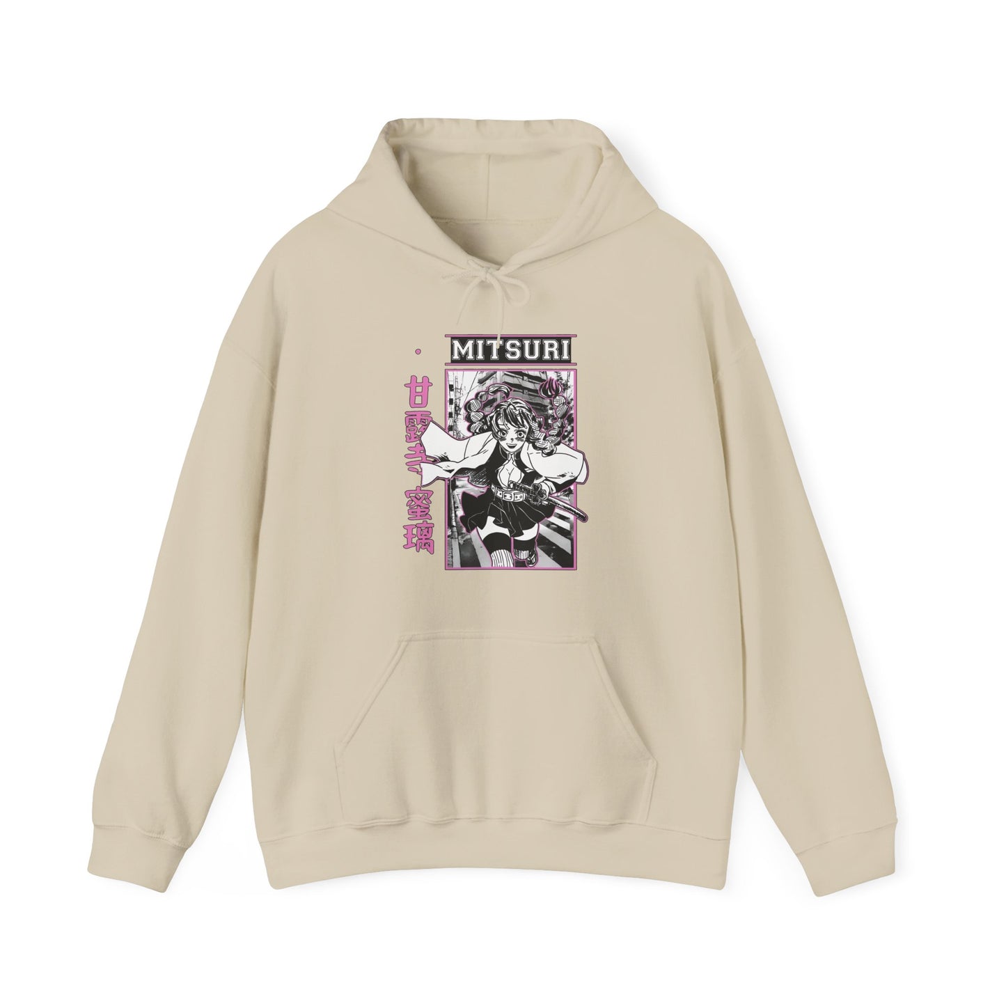 Mitsuri Kanroji Demon Slayer Hoodie – 100% Cotton Love Hashira Anime Pullover