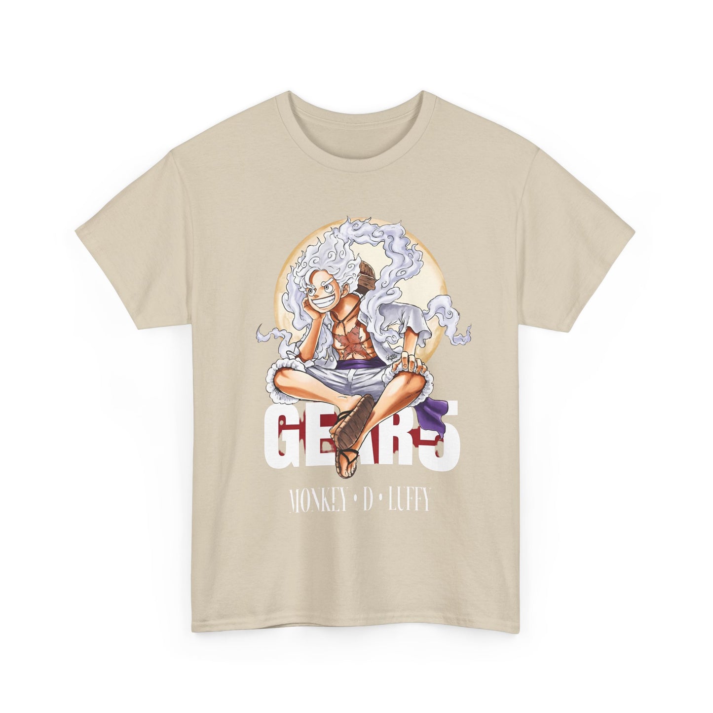 Monkey D. Luffy Gear 5 T-Shirt – 100% Cotton Anime Tee | One Piece Fan Apparel
