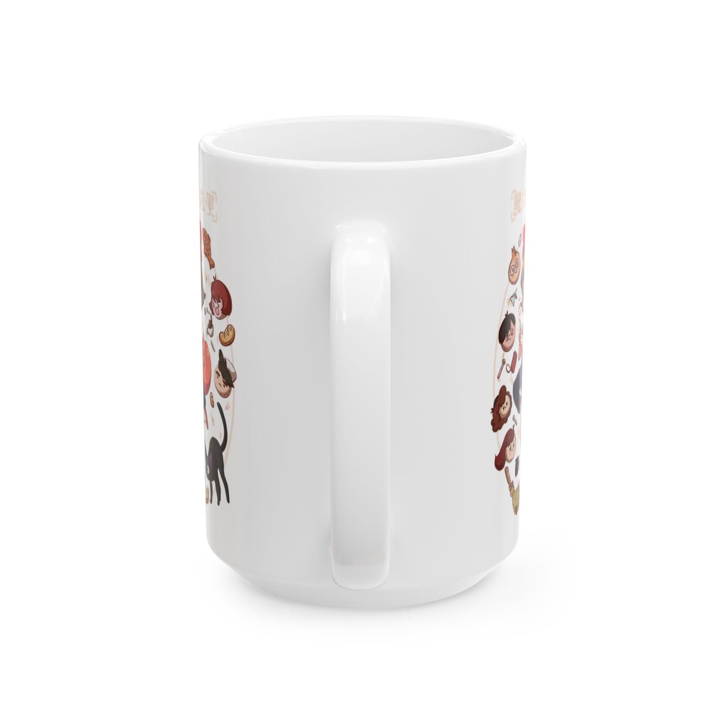 Kiki’s Delivery Service Stained Glass Mug – Ghibli Inspired Coffee Cup 11oz & 15oz – Magical Anime Gift