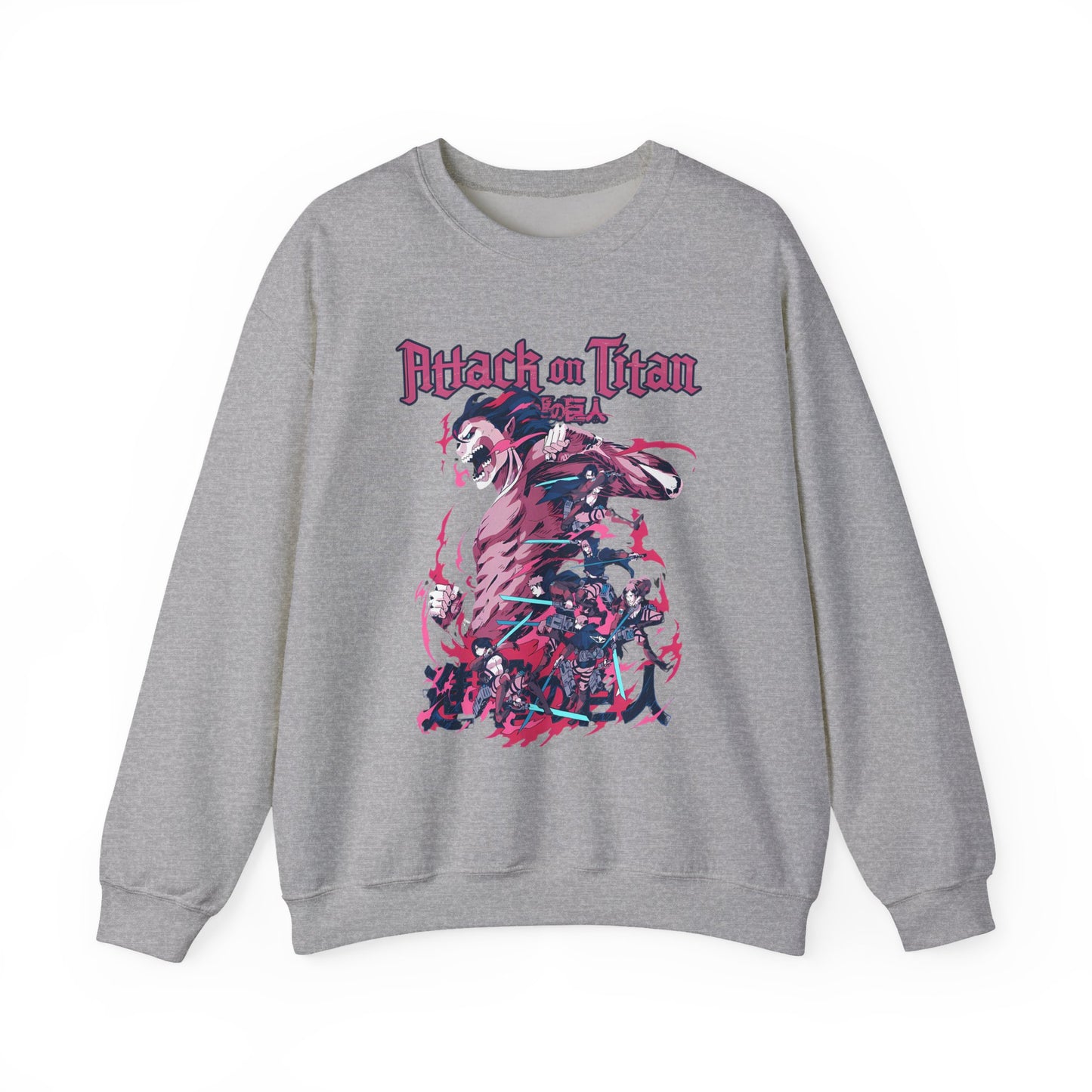 Attack on Titan Sweatshirt – 100% Cotton Pullover for Anime Fans