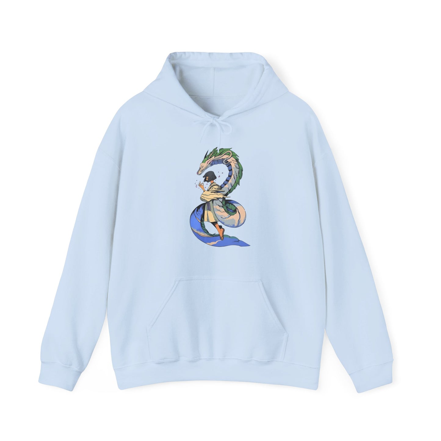 Haku Spirited Away Hoodie – 100% Cotton Studio Ghibli Anime Hoodie for Fans