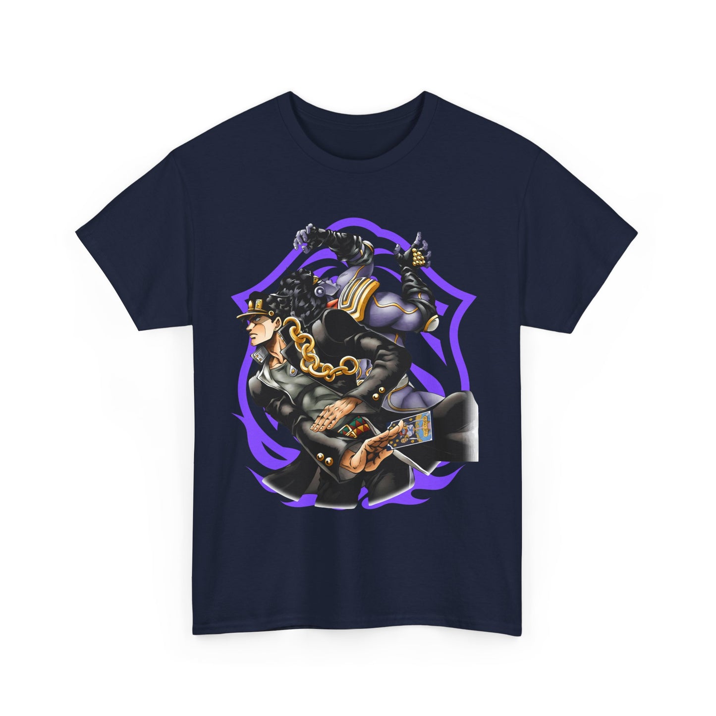 Jotaro Kujo T-Shirt – 100% Cotton JoJo's Bizarre Adventure Anime Tee for Fans