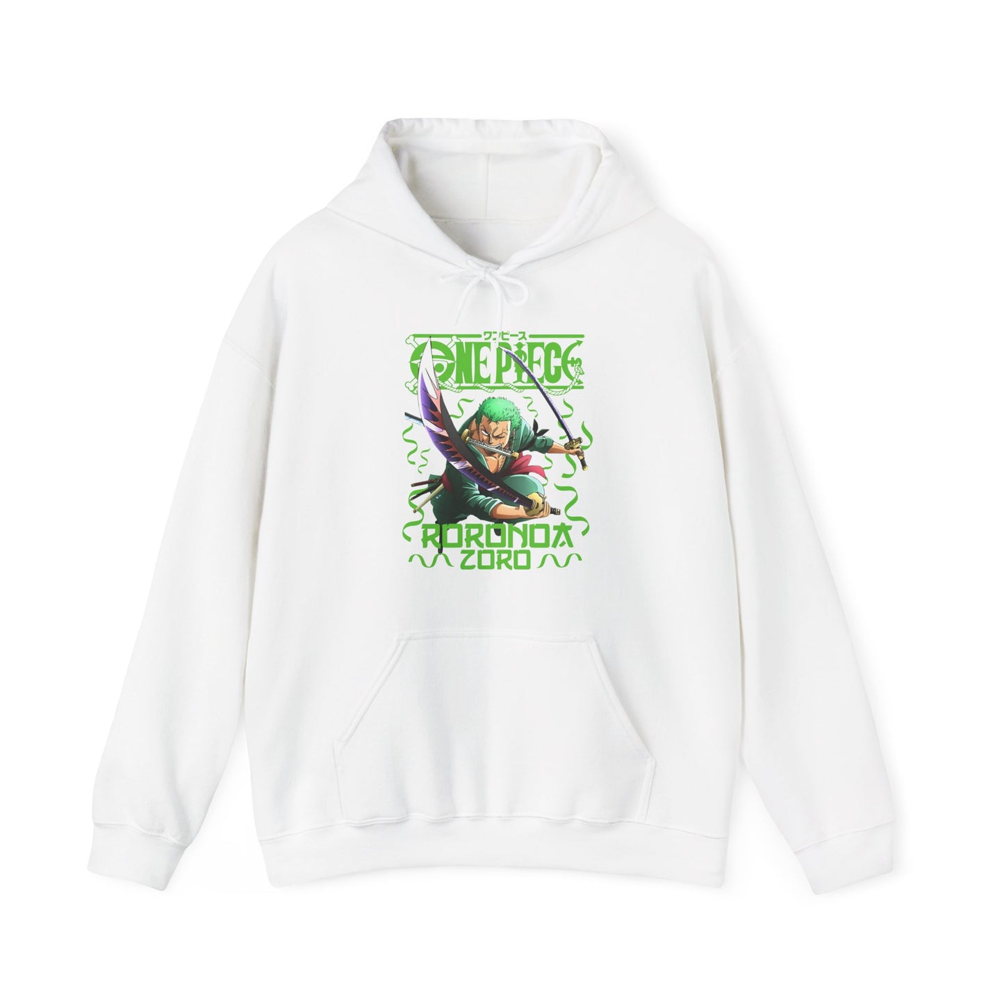 Roronoa Zoro Sword Hoodie – 100% Cotton One Piece Anime Hoodie for Fans