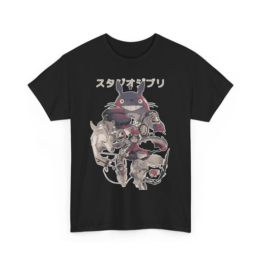 Totoro Ghibli Miyazaki T-Shirt – 100% Cotton Anime Tee for Fans