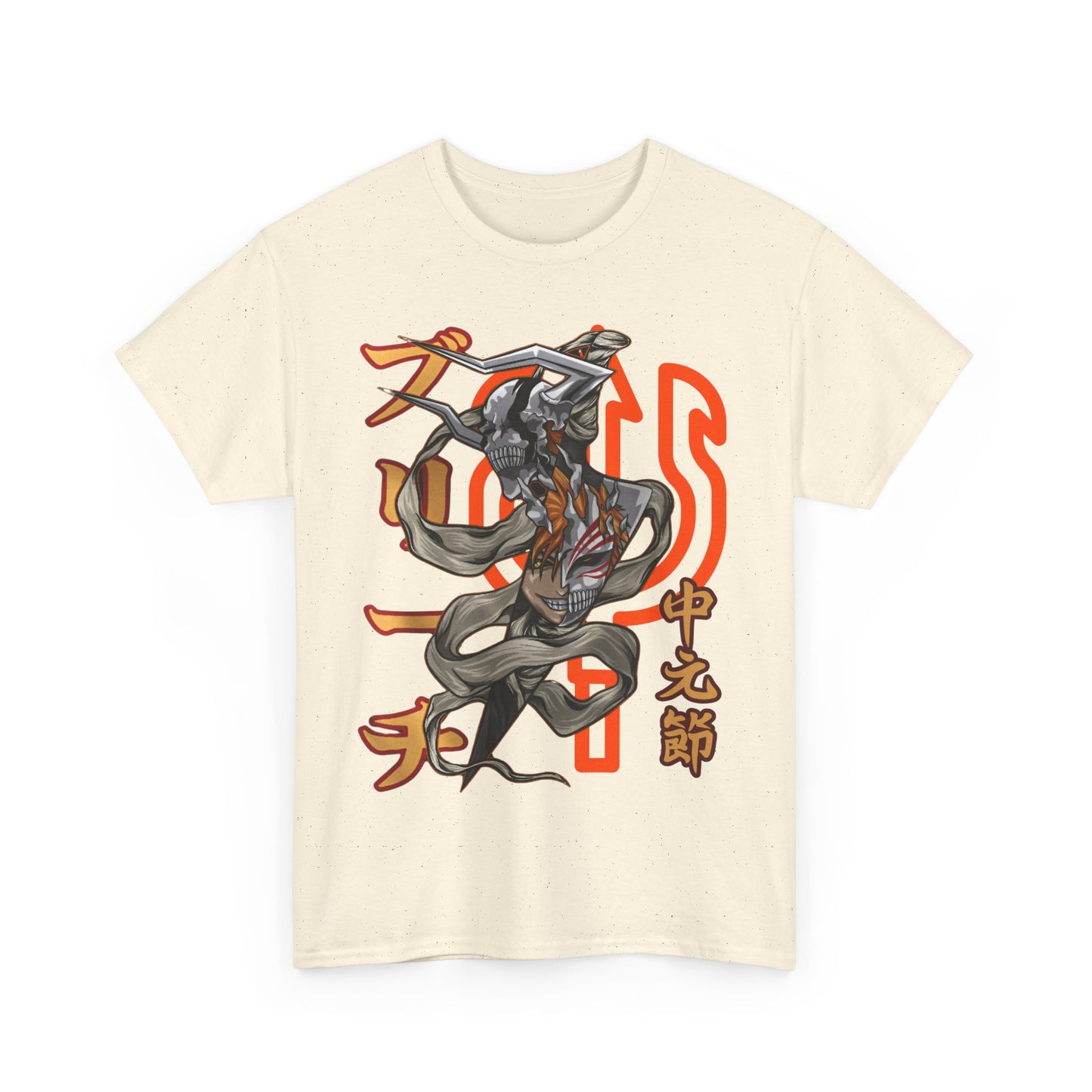 Ichigo Kurosaki Bleach T-Shirt – 100% Cotton Anime Tee for Soul Reaper Fans