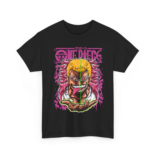 Donquixote Doflamingo T-Shirt – One Piece 100% Cotton Anime Tee for True Villain Fans