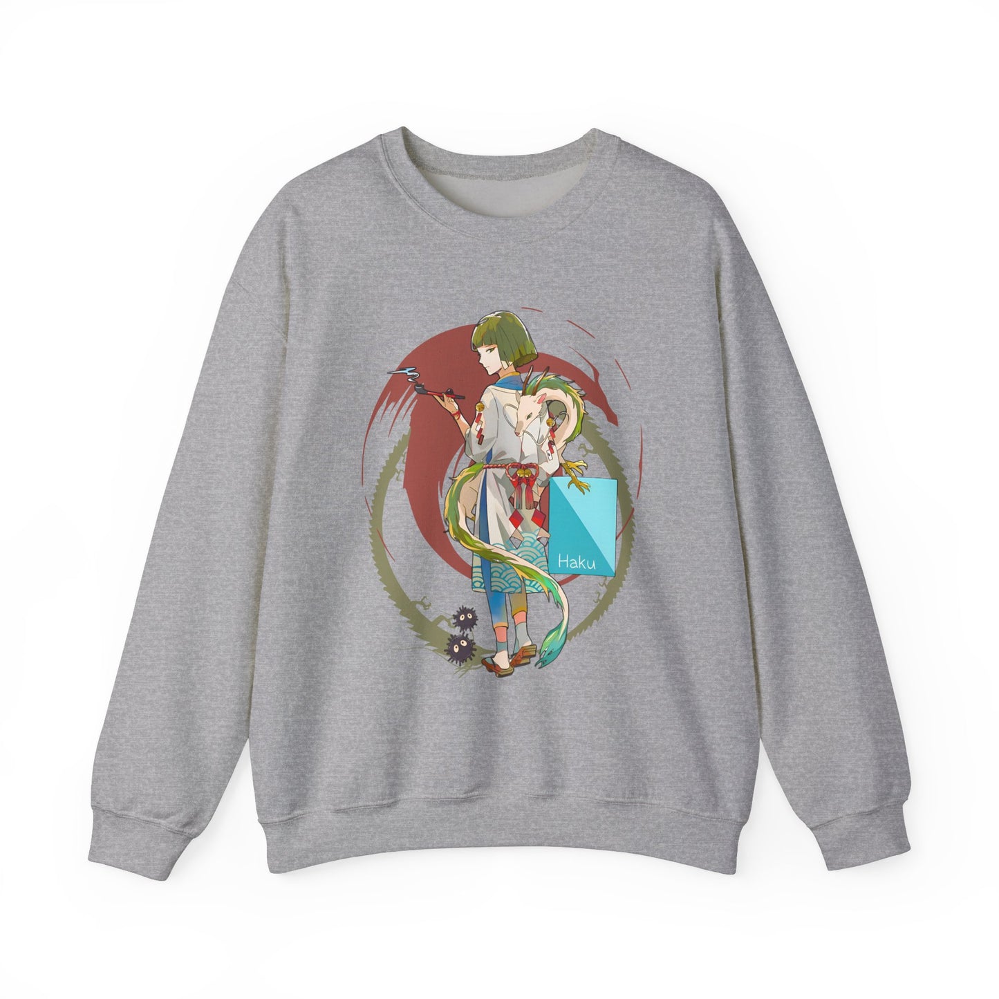 Haku Spirited Away Sweatshirt – 100% Cotton Studio Ghibli Pullover for Anime and Ghibli Fans