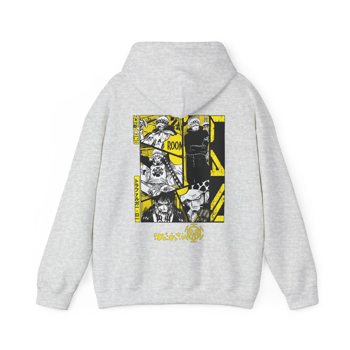 Trafalgar Law One Piece Hoodie with Back Print – 100% Cotton Anime Hoodie