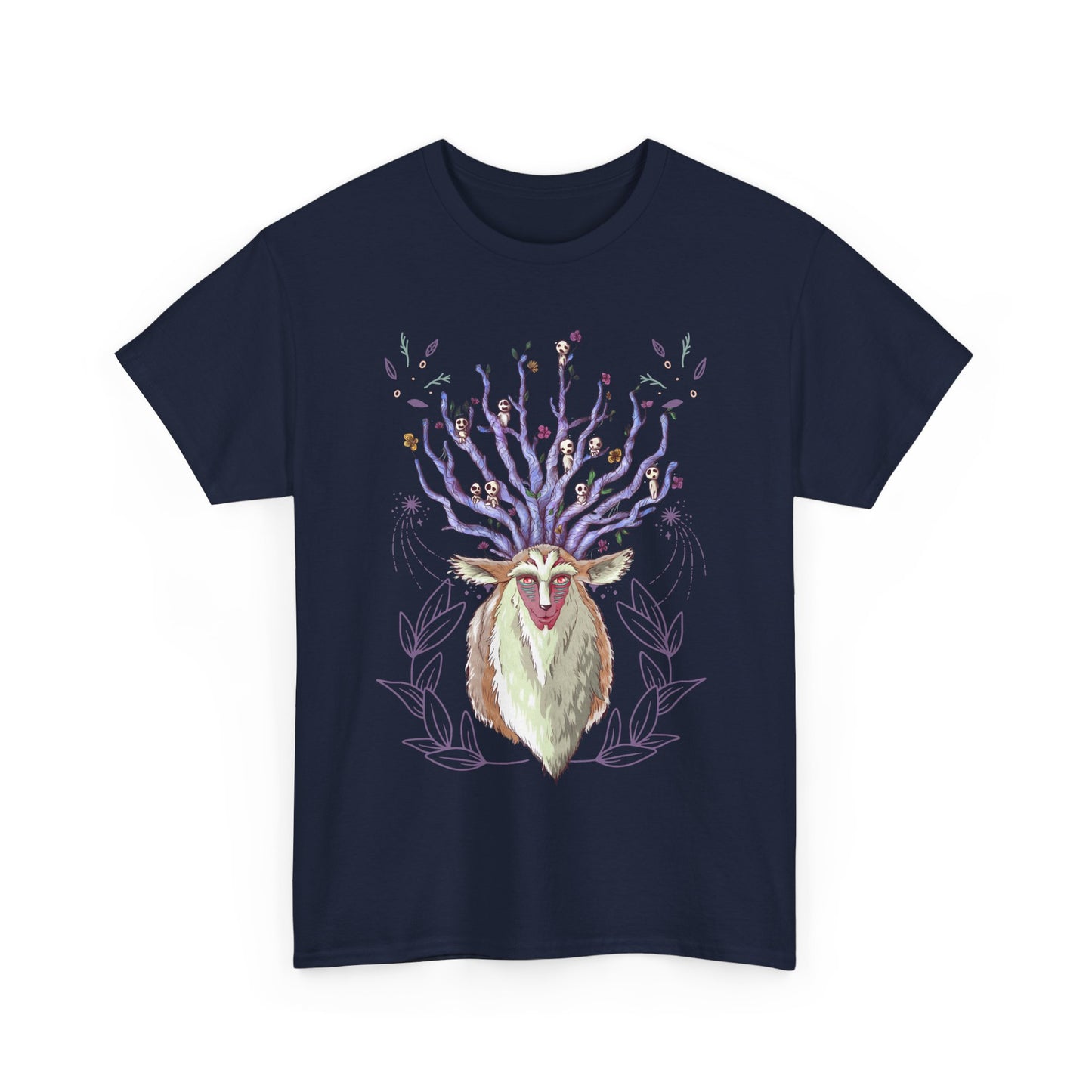 Forest Spirit T-Shirt – 100% Cotton Princess Mononoke Shirt | Studio Ghibli Forest God Tee