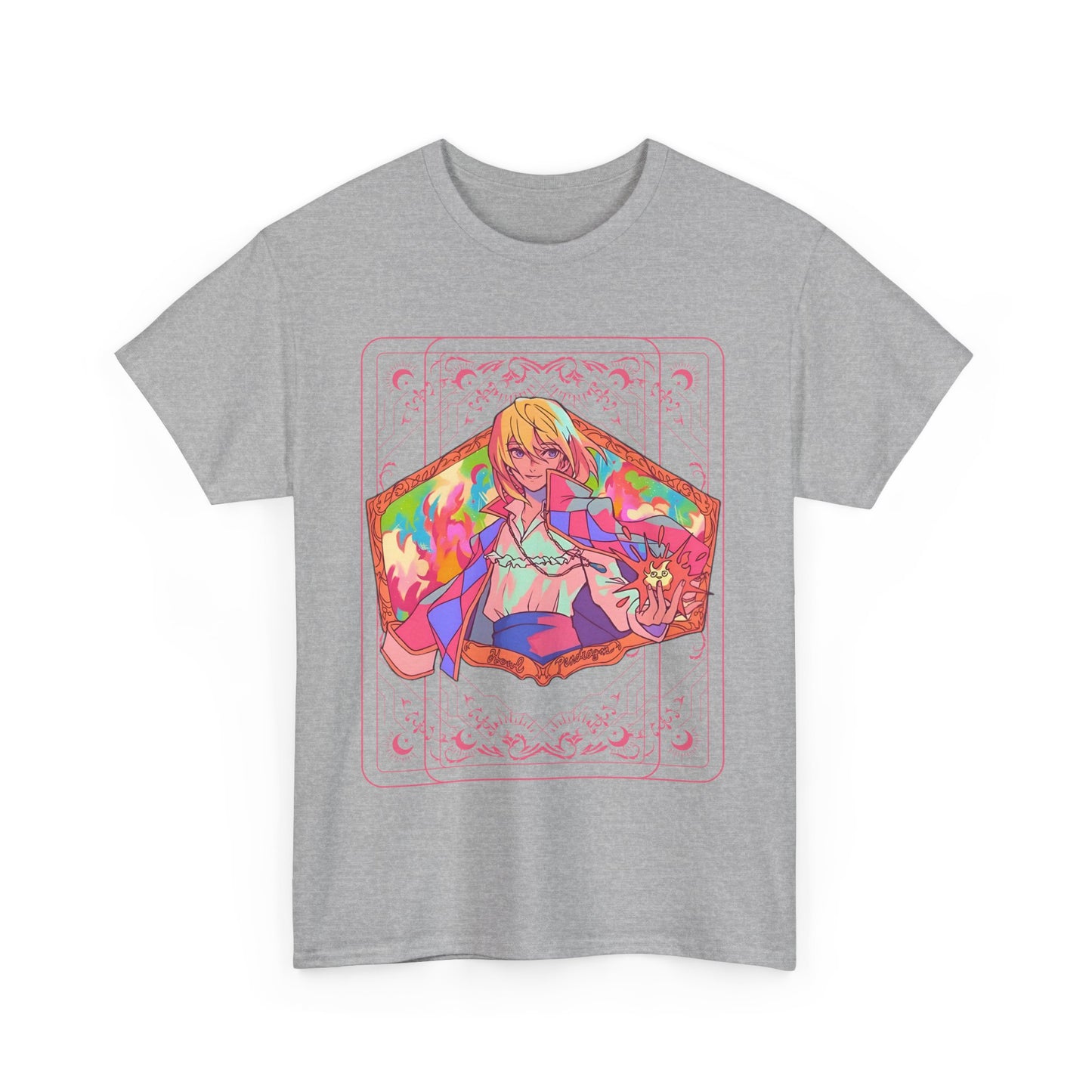 Howl Ghibli T-Shirt – 100% Cotton Anime Tee from Howl’s Moving Castle