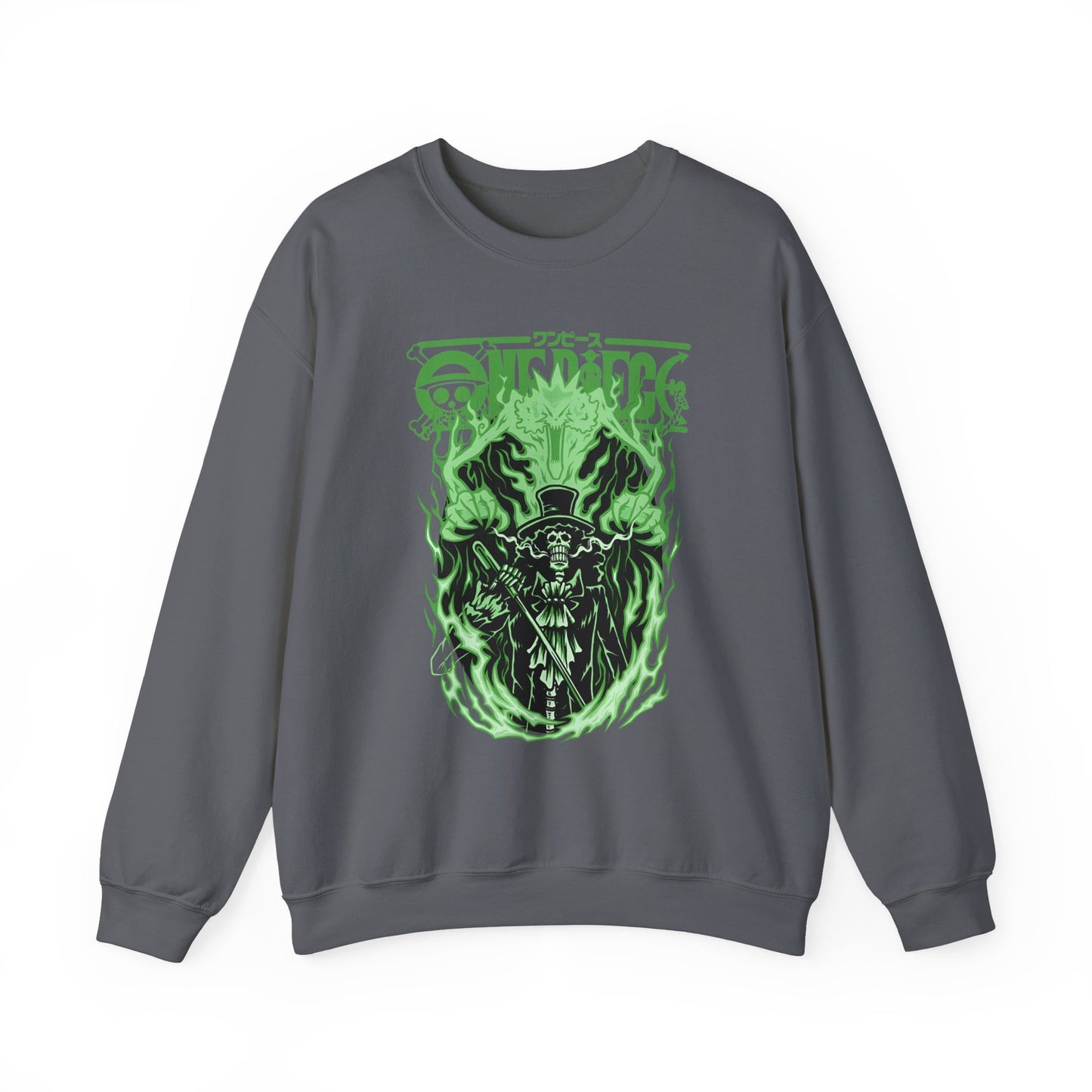 Brook One Piece Sweatshirt – 100% Cotton Anime Pullover for Soul King Fans