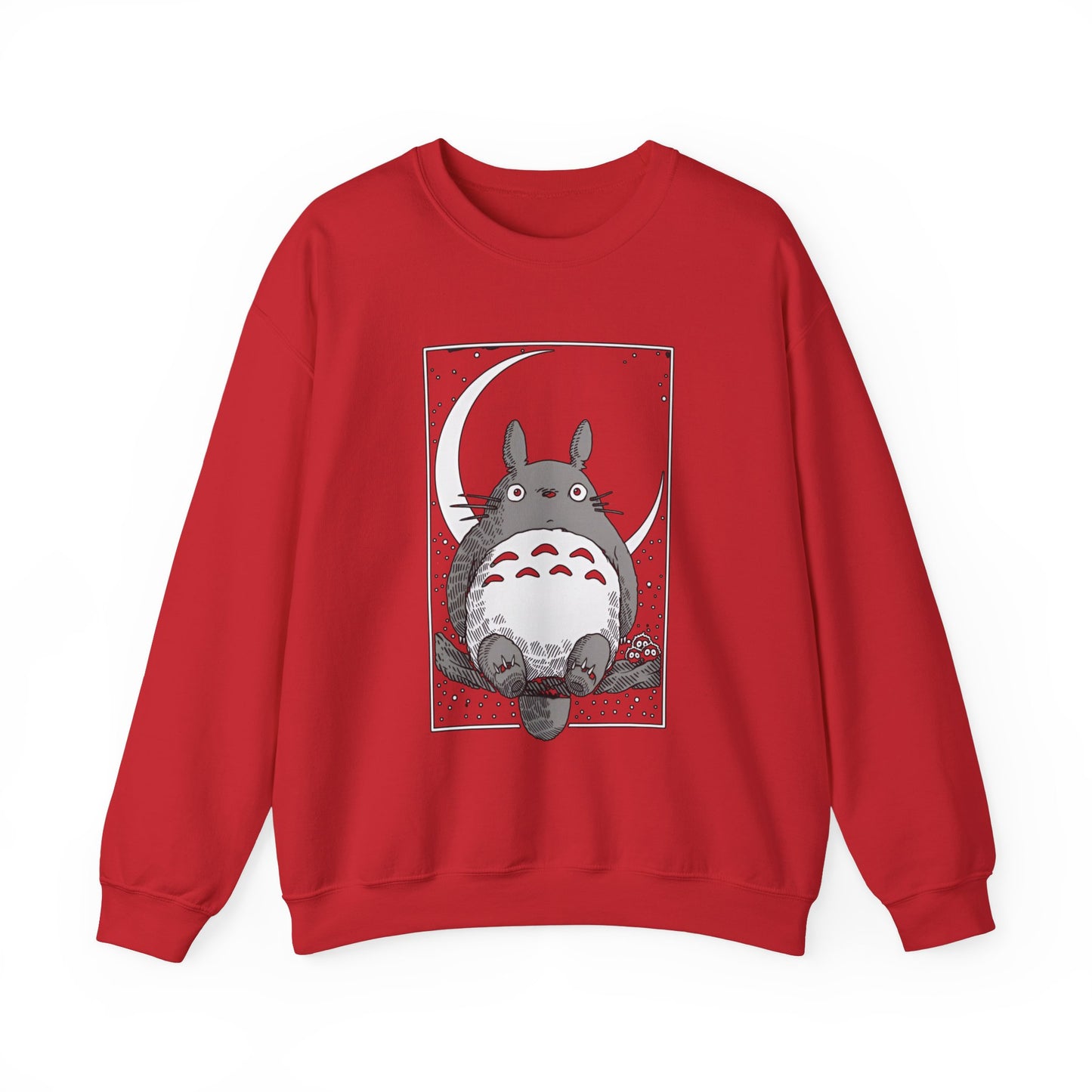 Totoro Night Dreams Sweatshirt – Cozy 100% Cotton Studio Ghibli Pullover for Anime Lovers