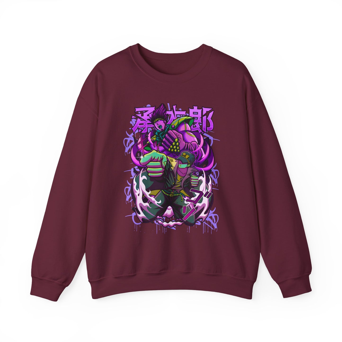 JoJo’s Bizarre Adventure Sweatshirt – 100% Cotton Anime Pullover for JoJo Fans