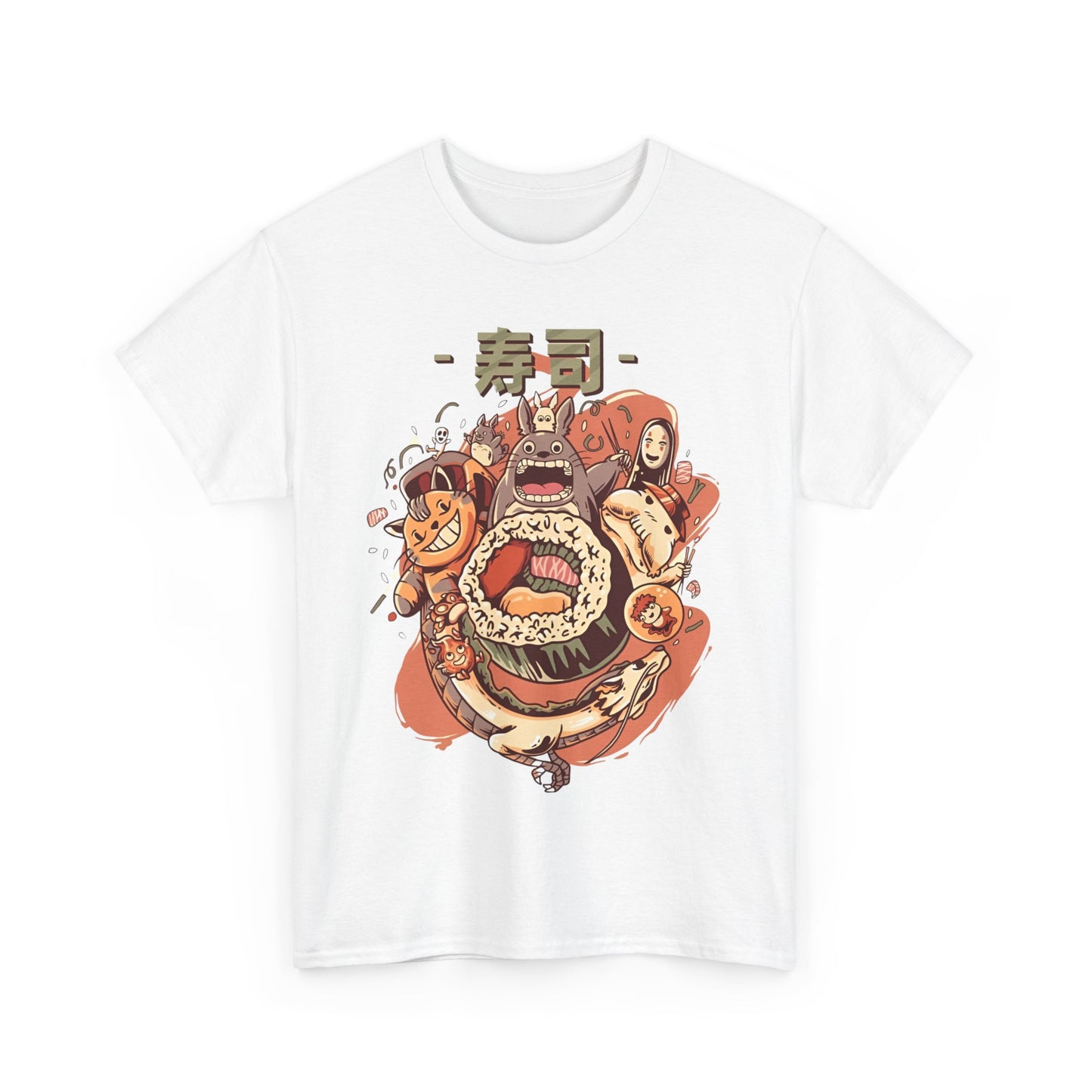 Ghibli Sketch T-Shirt – 100% Cotton Studio Ghibli Anime Tee