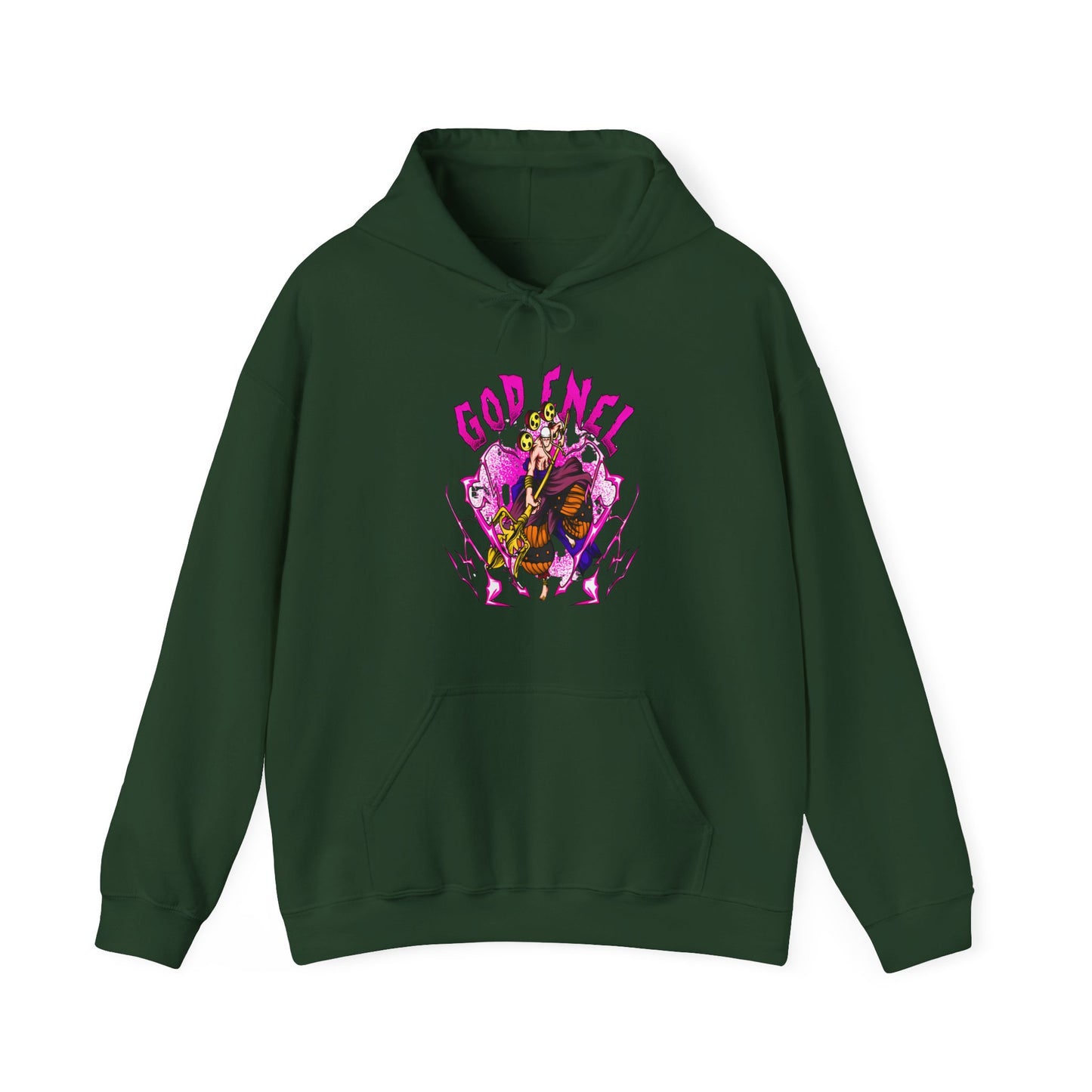 God Enel One Piece Hoodie – 100% Cotton Anime Hoodie Featuring Skypiea’s Thunder God