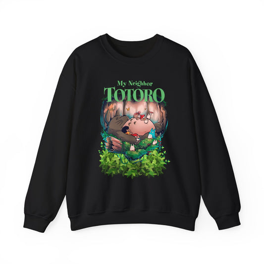 My Neighbor Totoro Dream Sweatshirt – 100% Cotton Cozy Anime Pullover for Studio Ghibli Fans