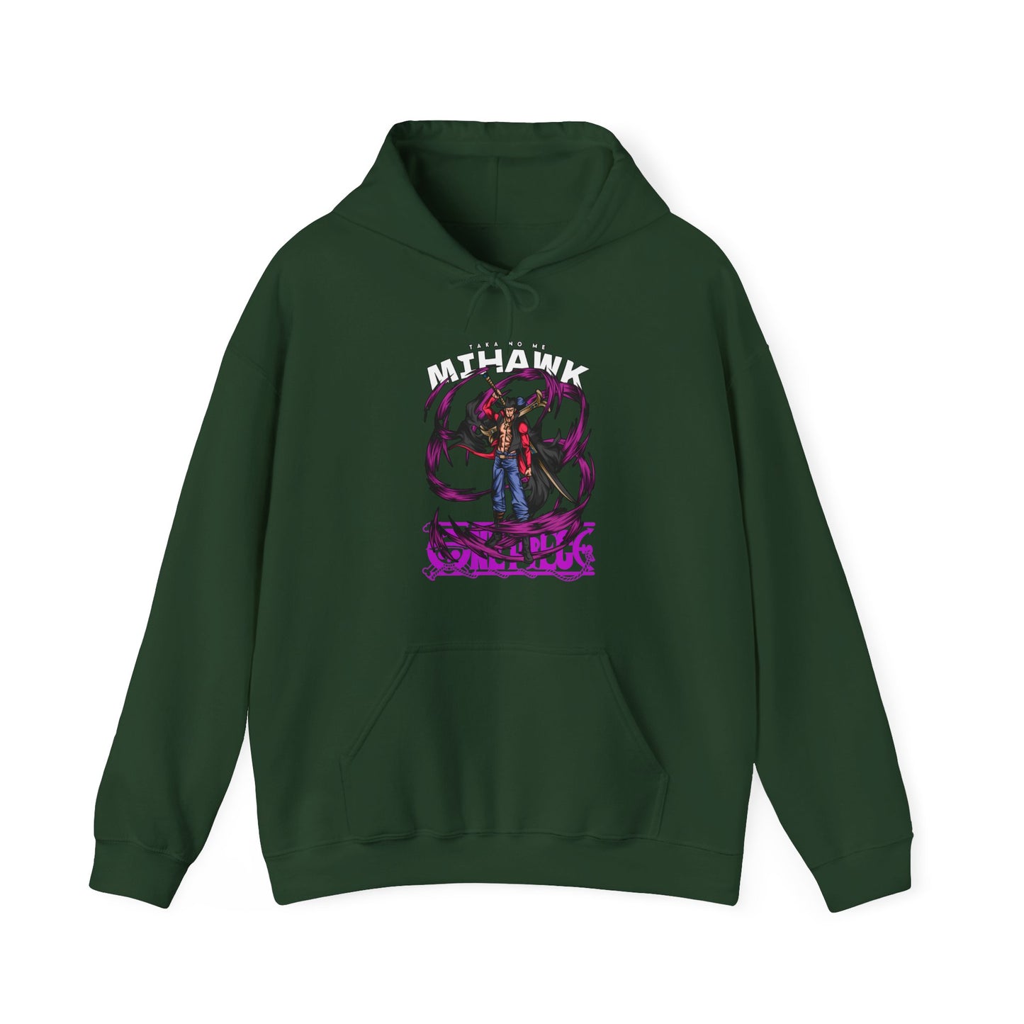 Dracule Mihawk One Piece Hoodie – 100% Cotton Anime Hoodie for Hawkeye Fans