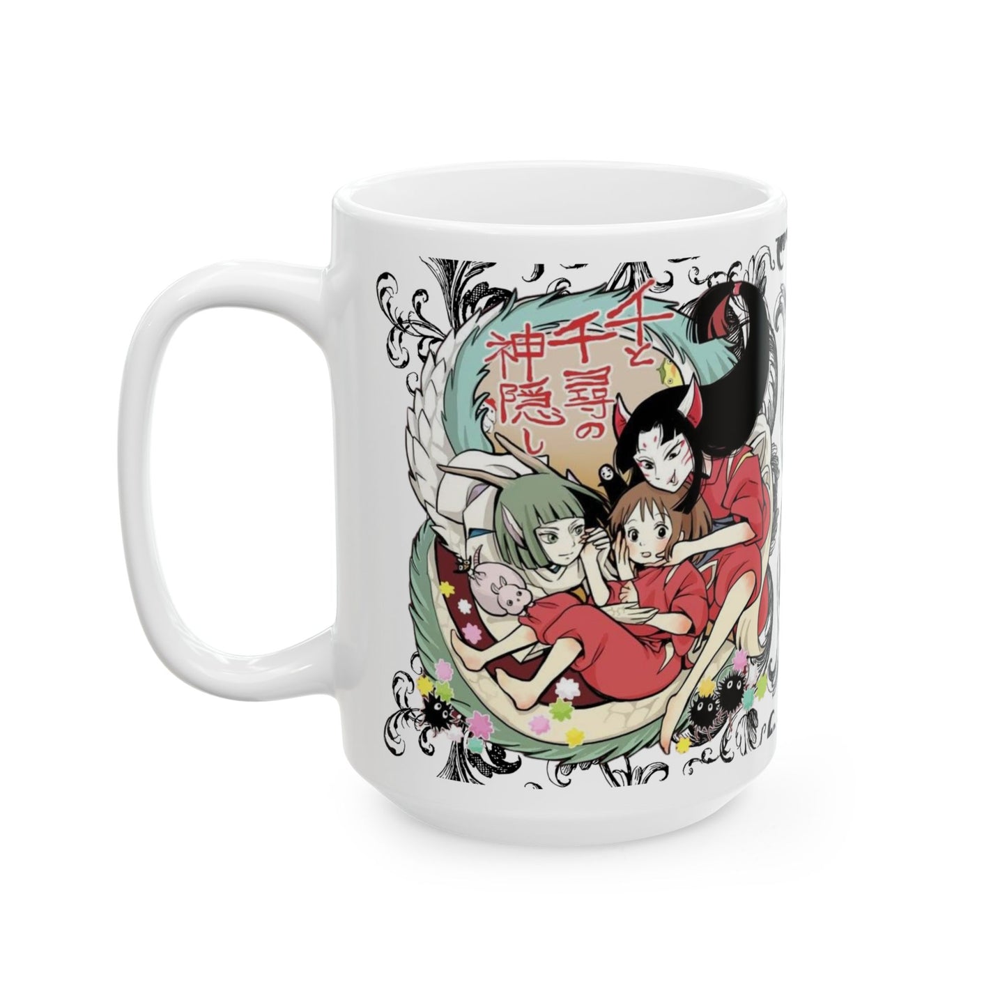 Spirited Away Cool Anime Mug – Studio Ghibli Ceramic Coffee Cup – 11oz & 15oz Gift for Anime Fans