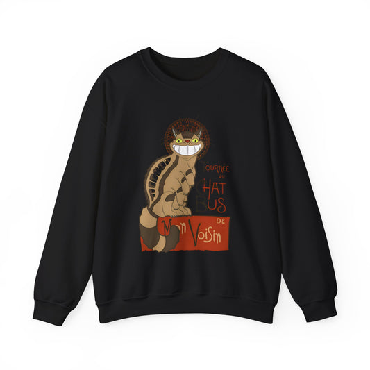 Catbus Studio Ghibli Sweatshirt – 100% Cotton My Neighbor Totoro Pullover for Anime Fans