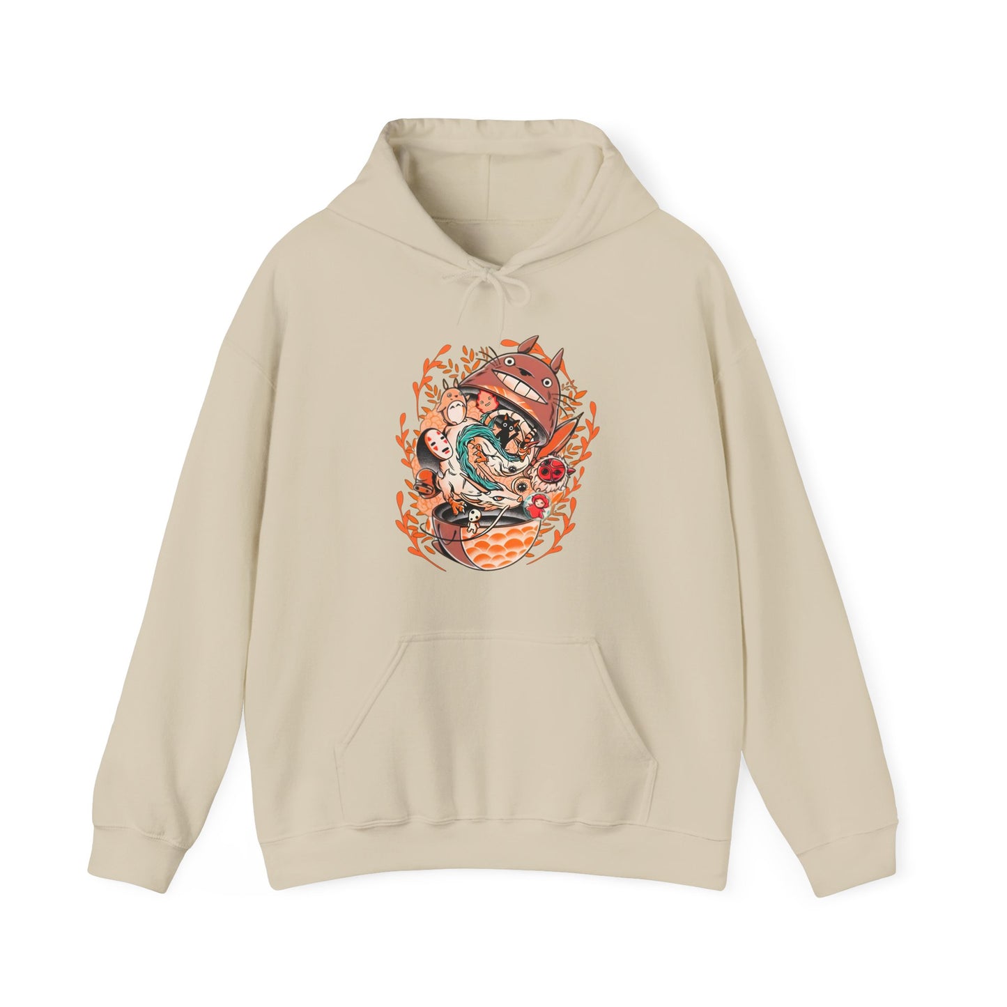 Totoro Matryoshka Hoodie – 100% Cotton Studio Ghibli Sweatshirt for Anime Fans