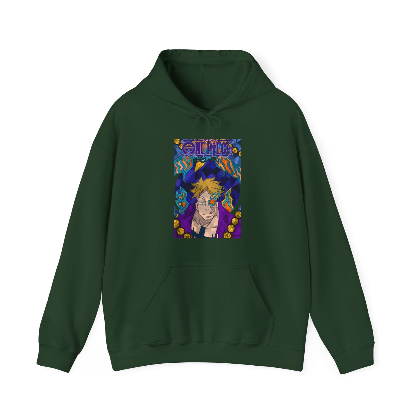"Marco the Phoenix Hoodie – 100% Cotton One Piece Anime Sweatshirt for Fans"
