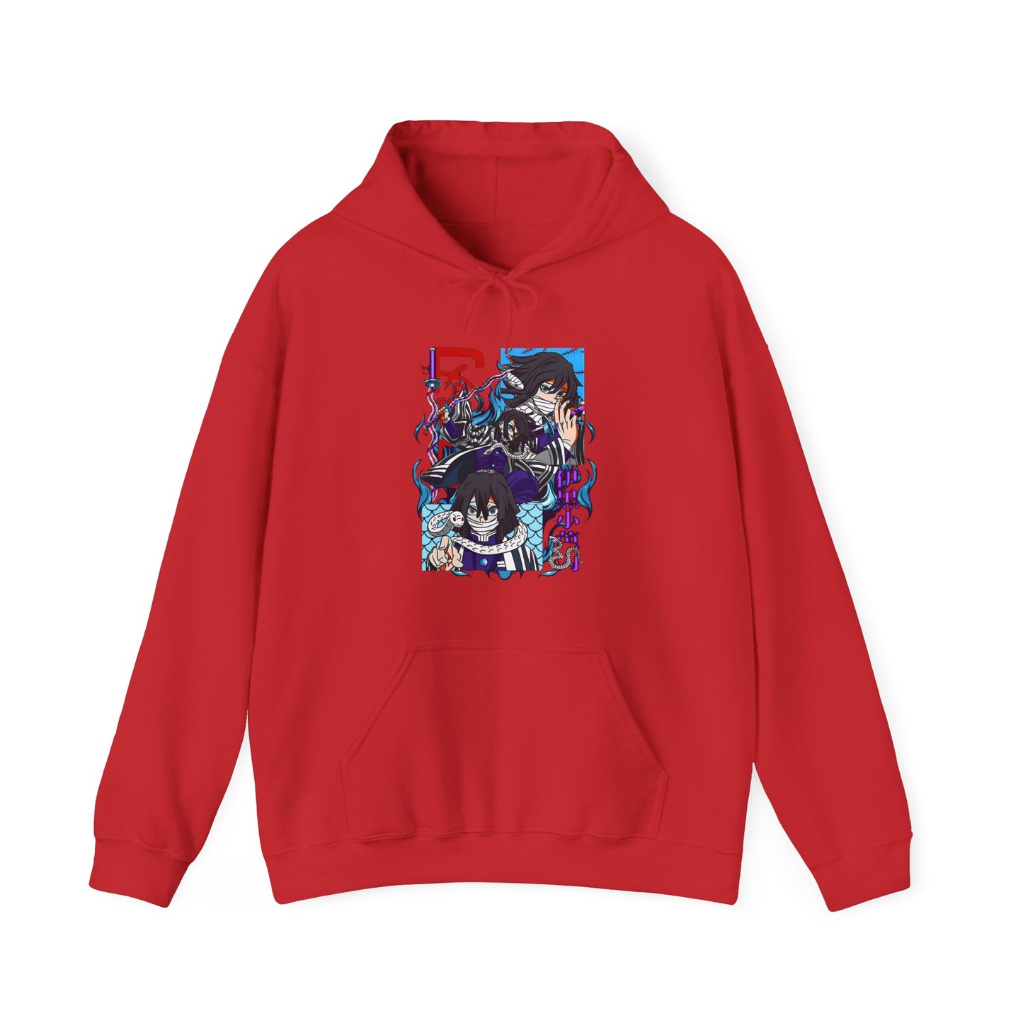Obanai Iguro Demon Slayer Hoodie – 100% Cotton Serpent Hashira Anime Hoodie