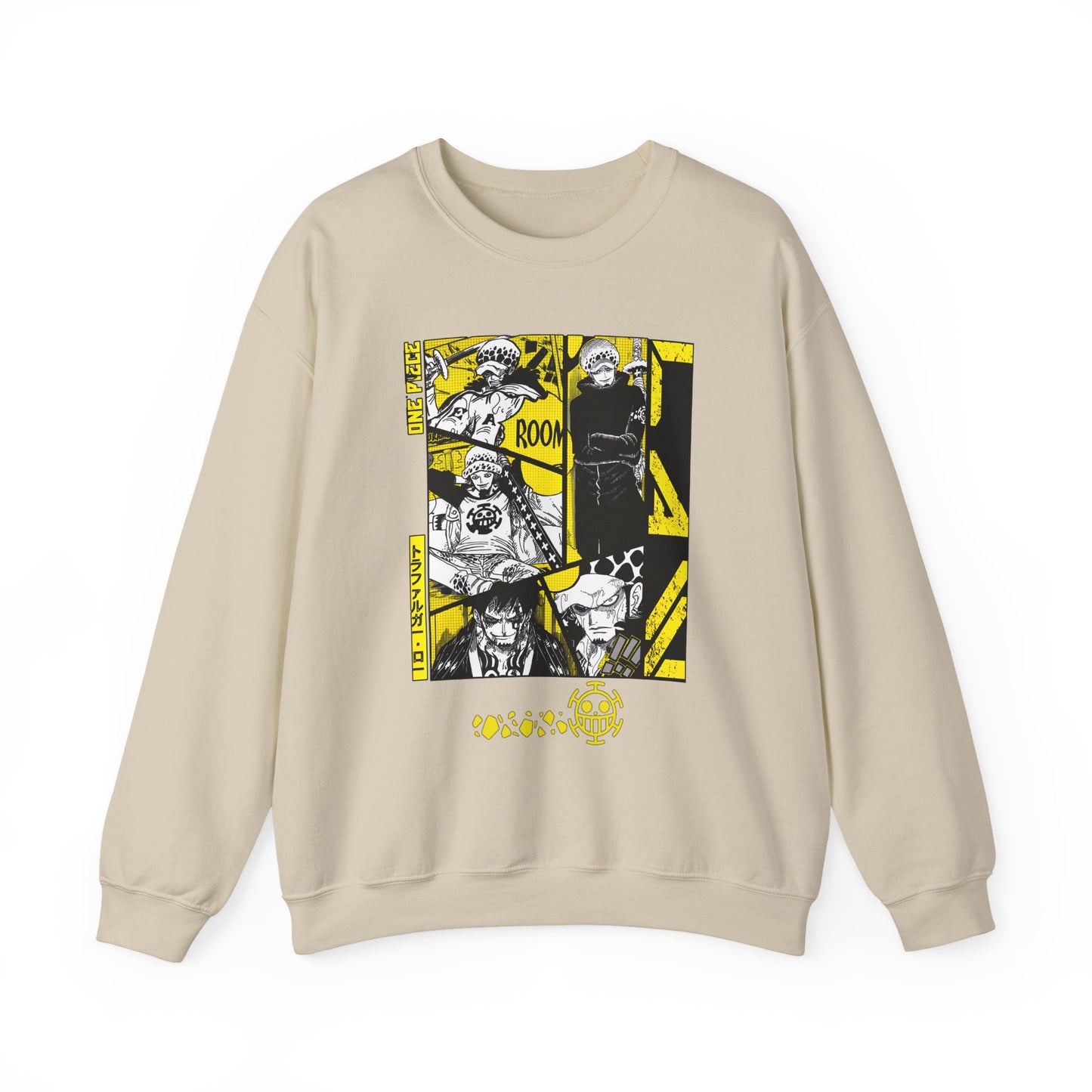 Trafalgar Law One Piece Sweatshirt – 100% Cotton Anime Pullover for Fans