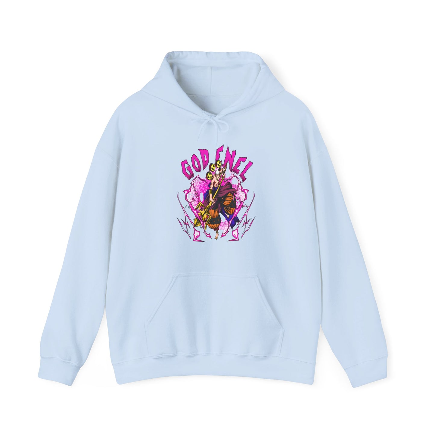 God Enel One Piece Hoodie – 100% Cotton Anime Hoodie Featuring Skypiea’s Thunder God