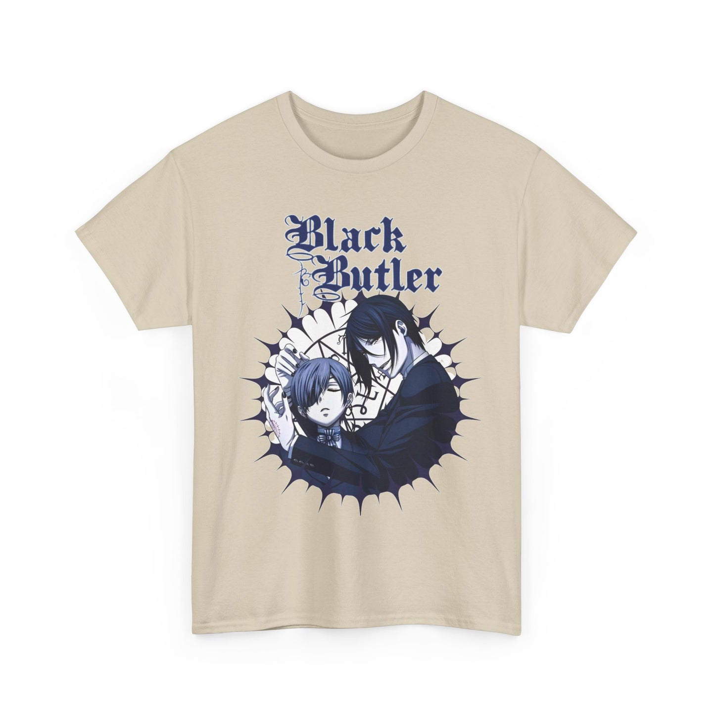 Black Butler T-Shirt – 100% Cotton Anime Tee Featuring Sebastian Michaelis
