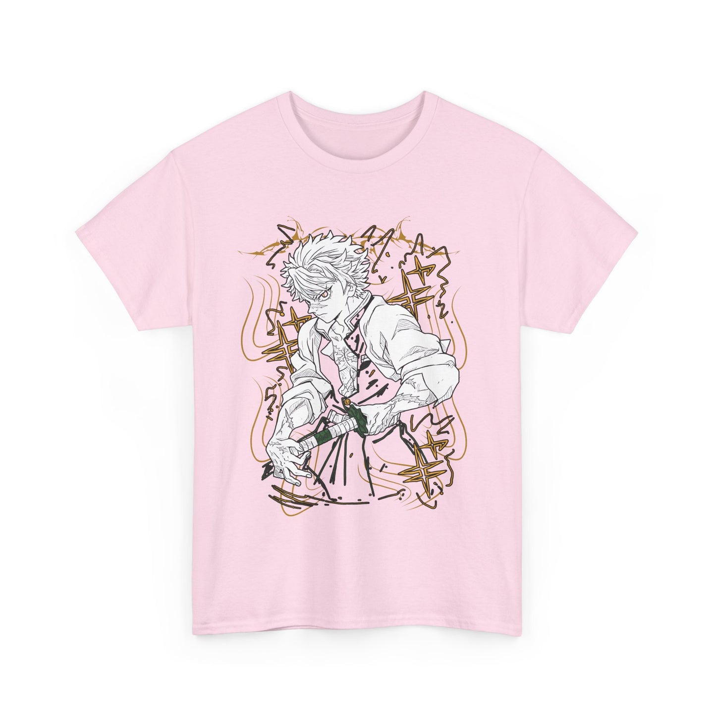 Sanemi Shinazugawa Demon Slayer T-Shirt – 100% Cotton Anime Tee for Demon Slayer Fans