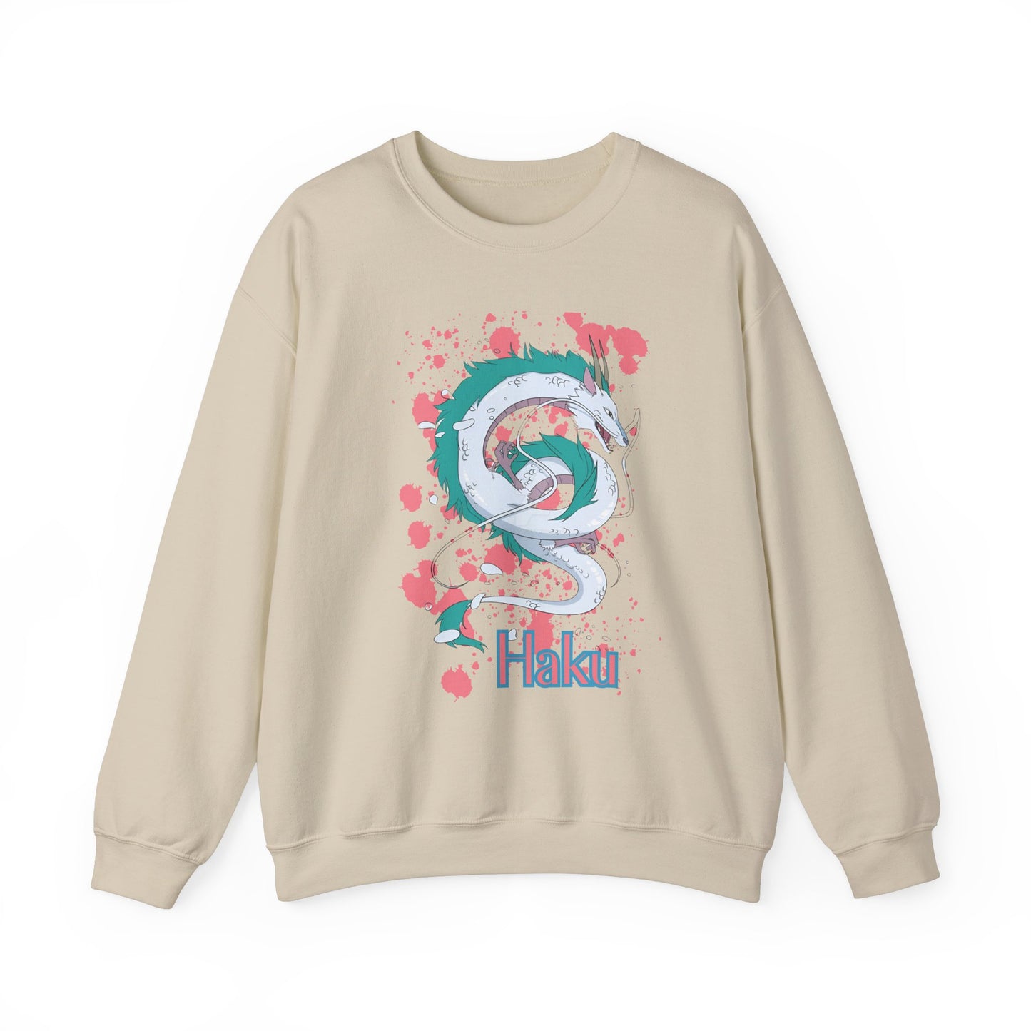 Haku Spirited Away Sweatshirt – 100% Cotton Studio Ghibli Dragon Spirit Pullover