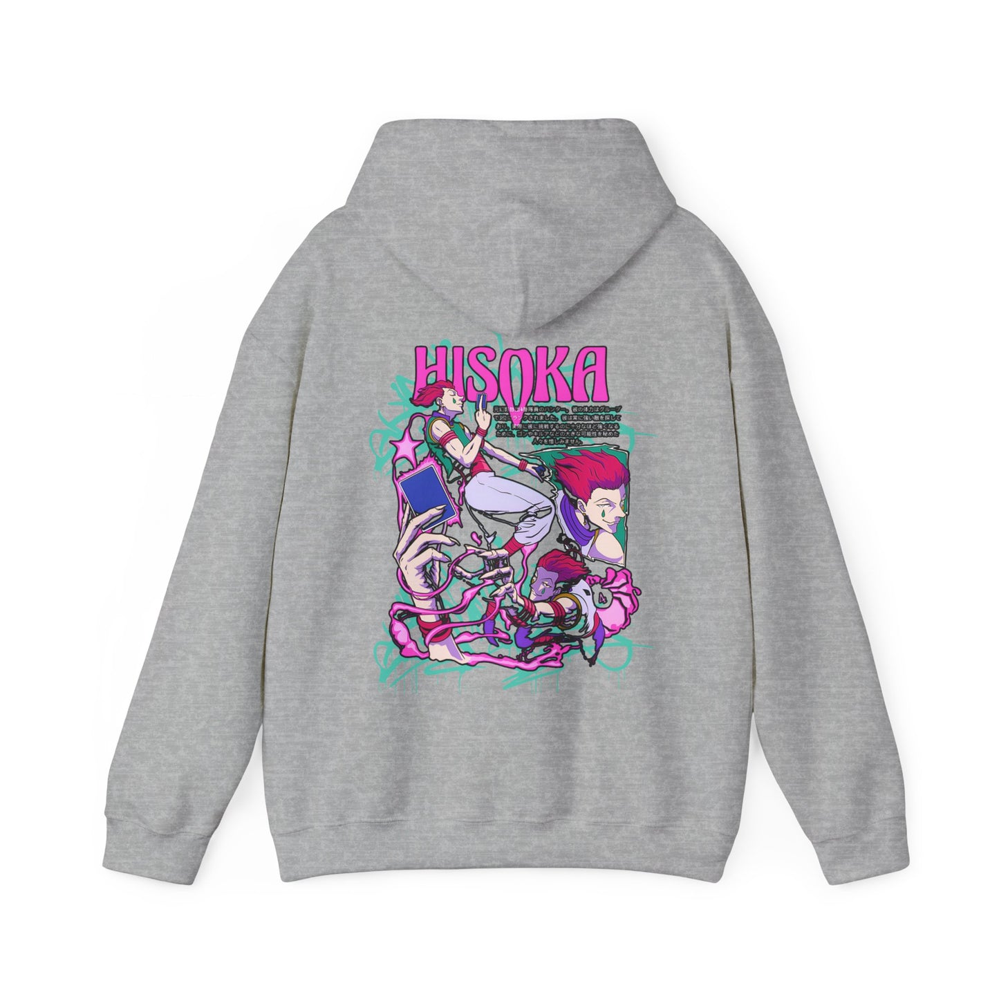 Hisoka Morow Hunter x Hunter Hoodie with Back Print – 100% Cotton | Anime Streetwear for Fans