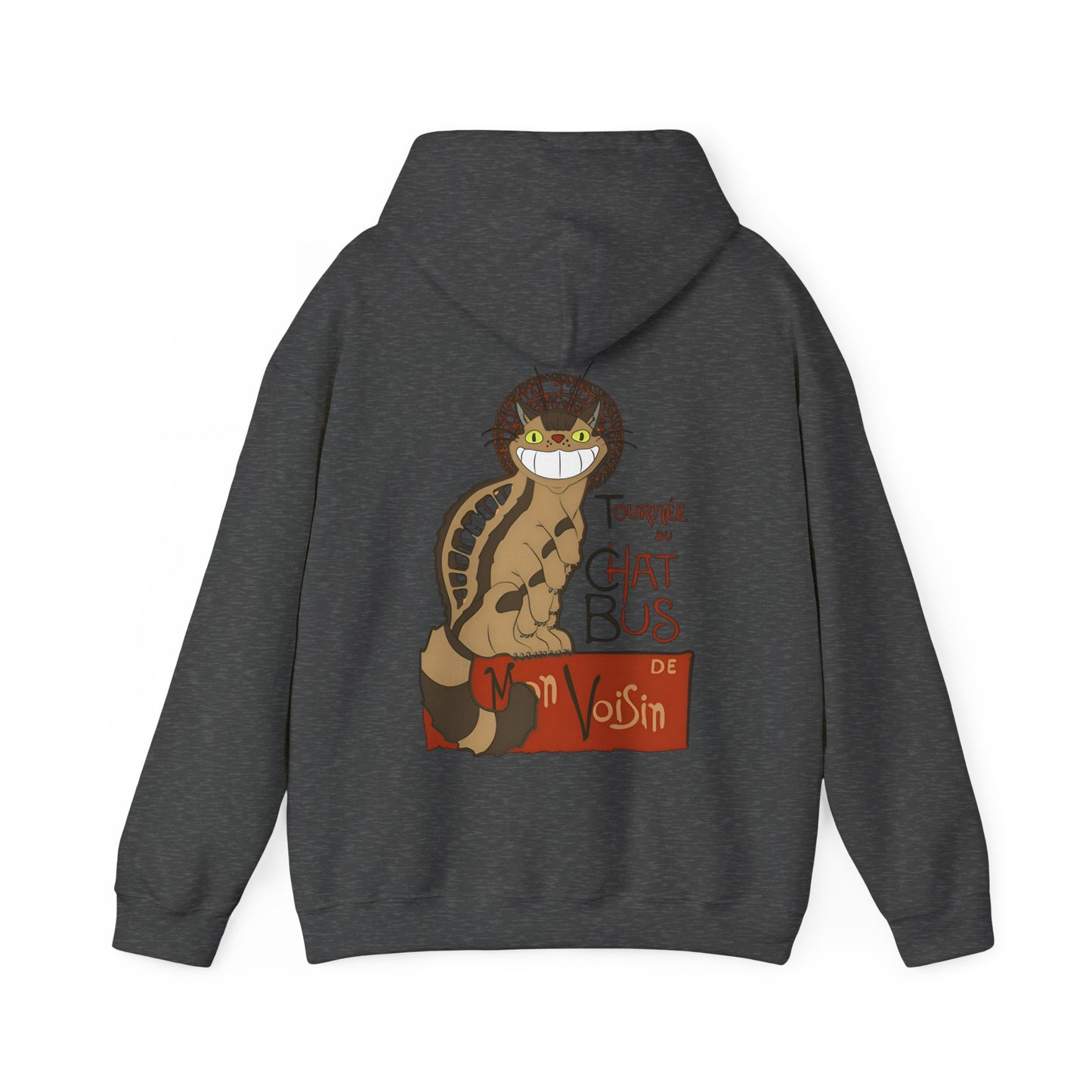 Catbus Back Print Hoodie – 100% Cotton Studio Ghibli Hoodie from My Neighbor Totoro