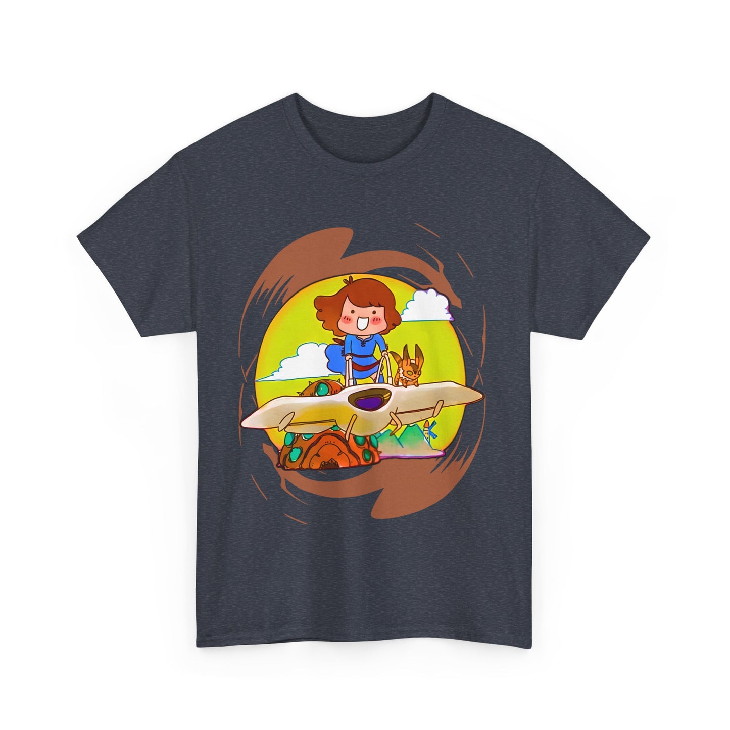 Nausicaa of the Valley of the Wind T-Shirt – 100% Cotton Studio Ghibli Anime Tee