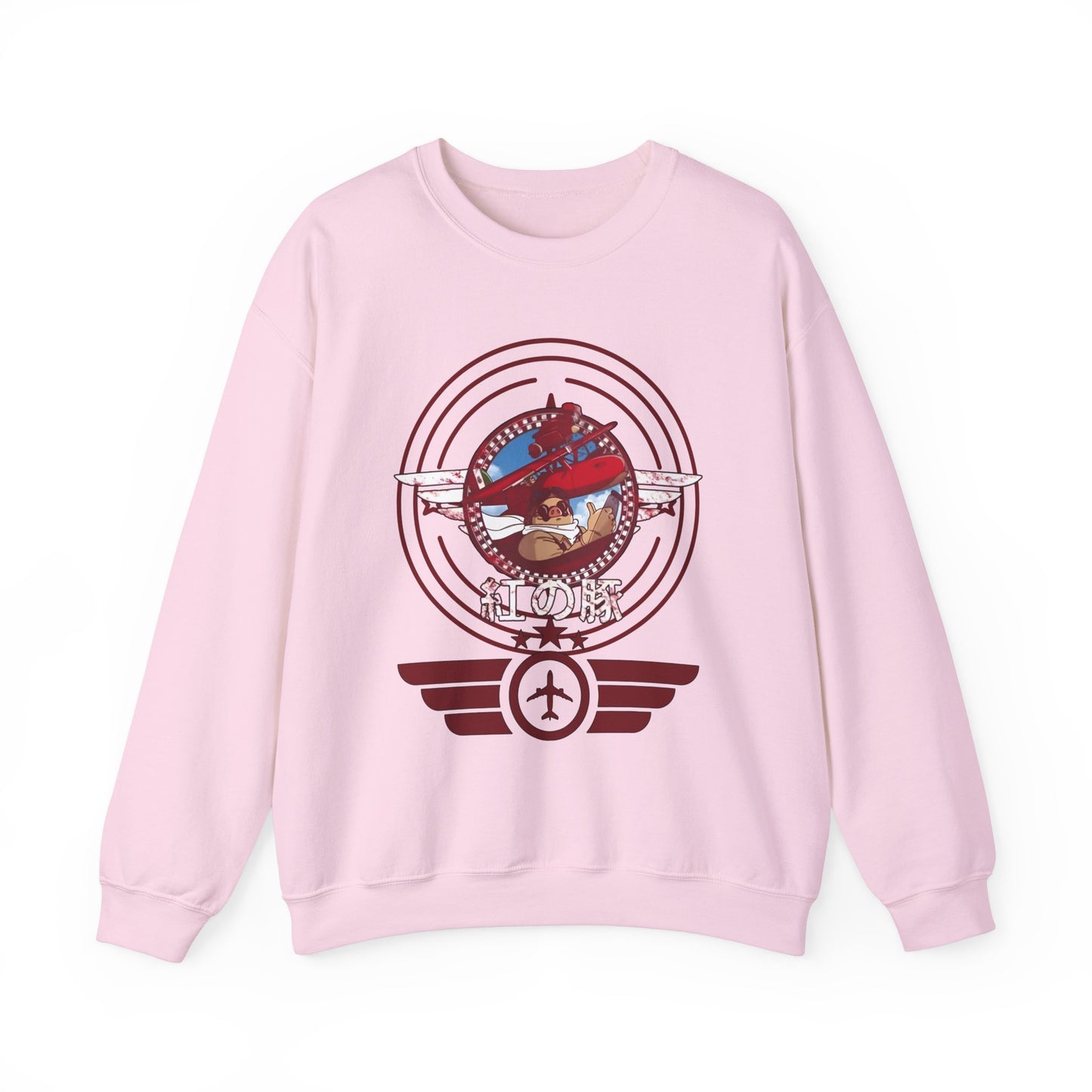 Porco Rosso Aviator Sweatshirt – 100% Cotton Studio Ghibli Pilot Anime Pullover