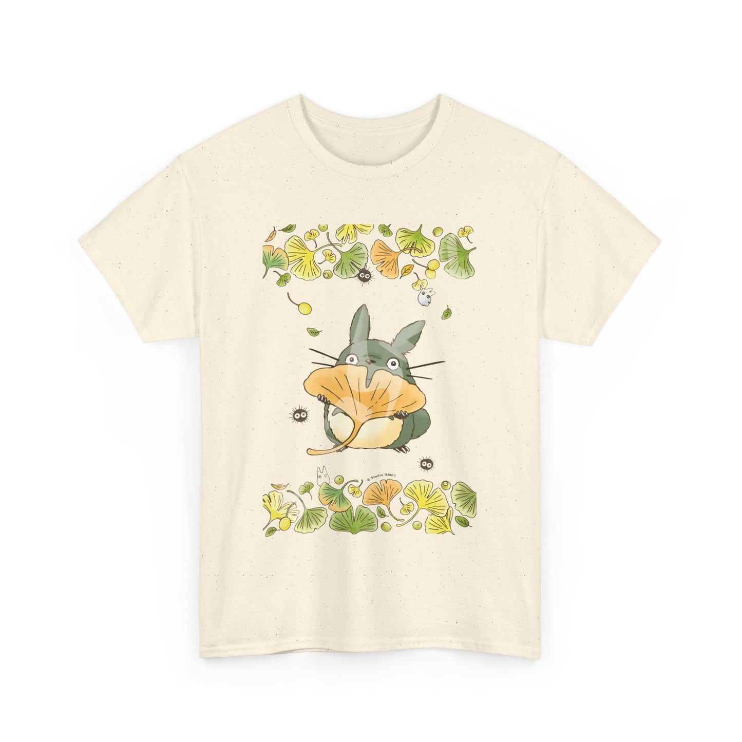 Totoro Flowers Dream T-Shirt – 100% Cotton Gildan 5000 | Studio Ghibli Aesthetic Anime Tee