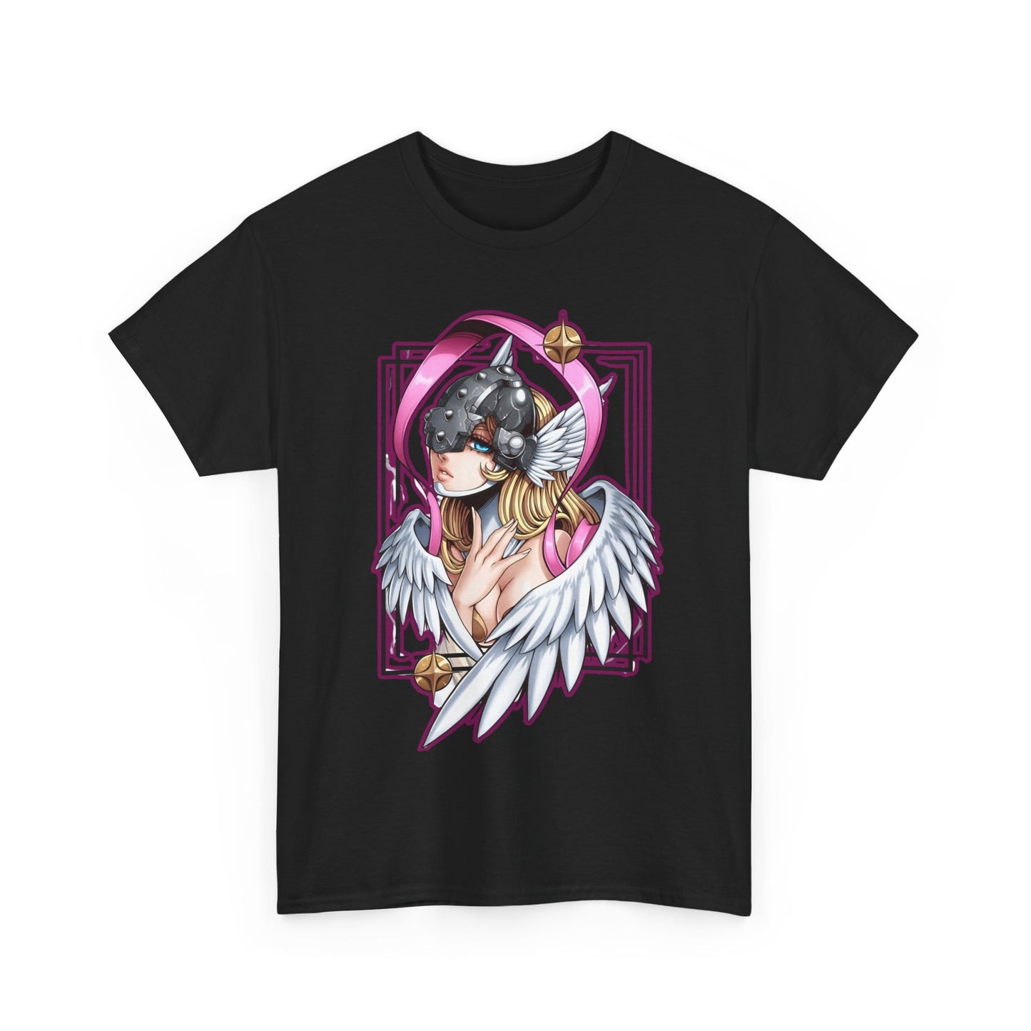 Angewomon T-Shirt – 100% Cotton Digimon Anime Shirt for Fans