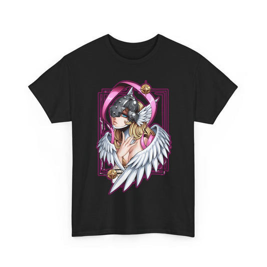 Angewomon T-Shirt – 100% Cotton Digimon Anime Shirt for Fans