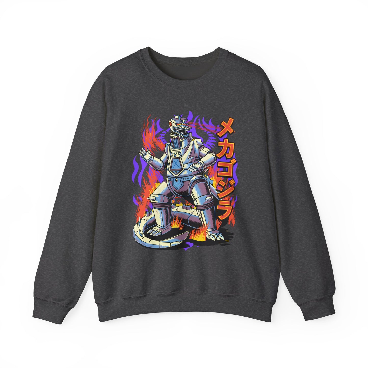 Mechagodzilla Kaiju Sweatshirt – 100% Cotton | Classic Monster Anime Apparel for Kaiju Fans