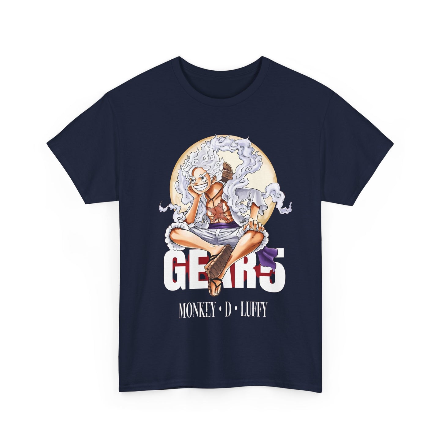 Monkey D. Luffy Gear 5 T-Shirt – 100% Cotton Anime Tee | One Piece Fan Apparel