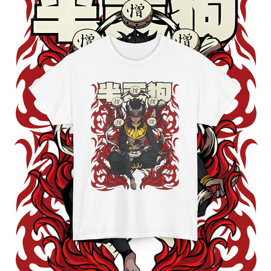 Hantengu Moon Demon Slayer T-Shirt | Anime Graphic Tee 100% Cotton